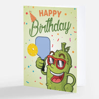Pickleball Birthday Card - Pickle