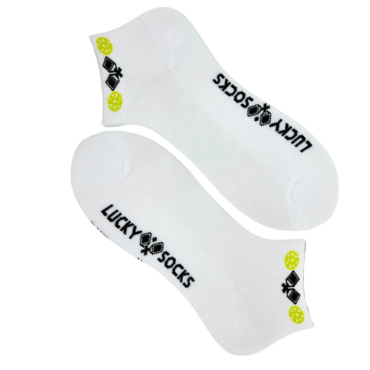 Born To Rally Pickleball Lucky Socks