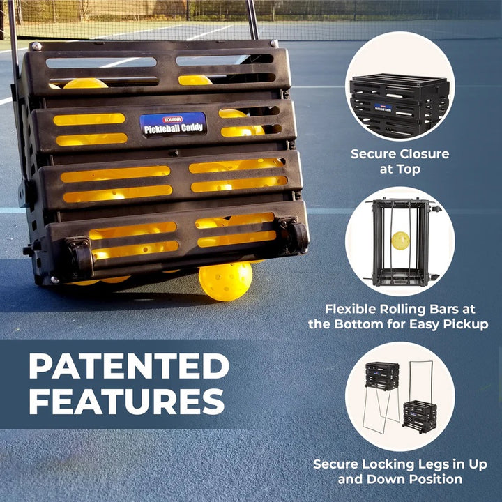 Tourna Pickleball Caddy Deluxe with Wheels