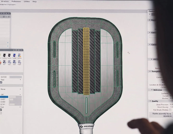 Gearbox Pressure X 8E Elongated Pickleball Paddle