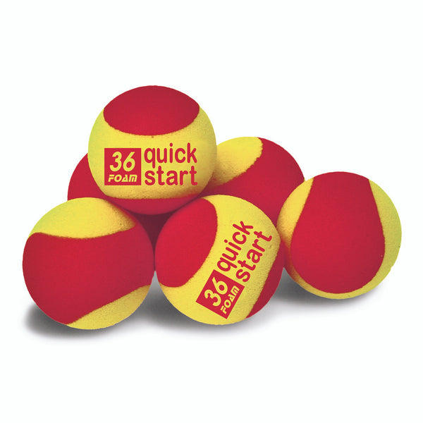 OnCourt OffCourt Quick Start 36 Foam Balls (6 pack)