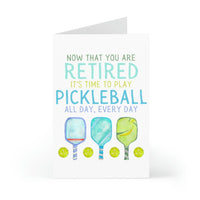 Pickleball Retirement Card