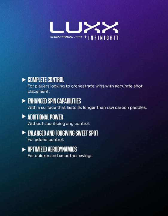 Selkirk LUXX Control Air with InfiniGrit - Invikta