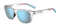 Avant Clear Frame - Smoke Tint with Bright Blue Mirror