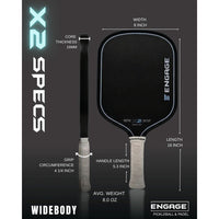 Engage X2 Widebody Pickleball Paddle