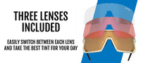 Tifosi Optics - MOAB - Three Lenses Included