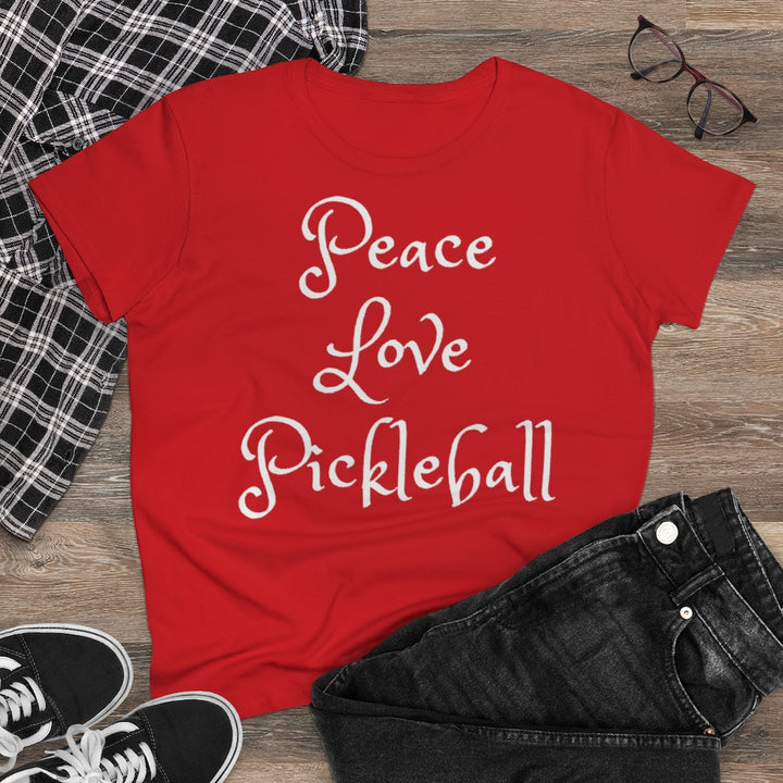 Women's T-Shirt - Peace Love Pickleball 2
