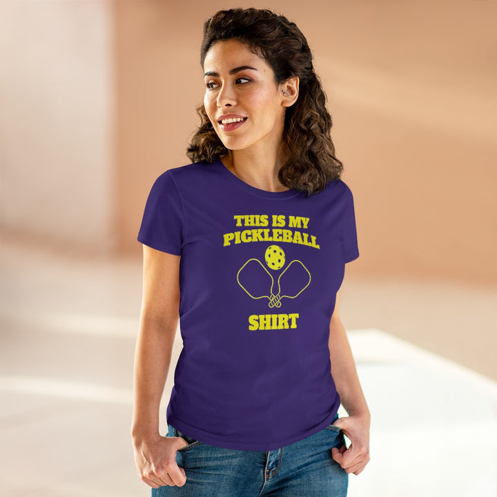 Women's T-Shirt - This Is My Pickleball Shirt