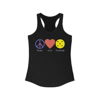Women's Tank - Peace Love Pickleball