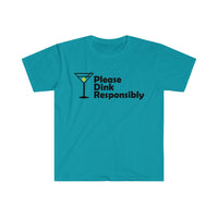 Men's T-Shirt - Please Dink Responsibly