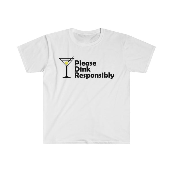 Men's T-Shirt - Please Dink Responsibly