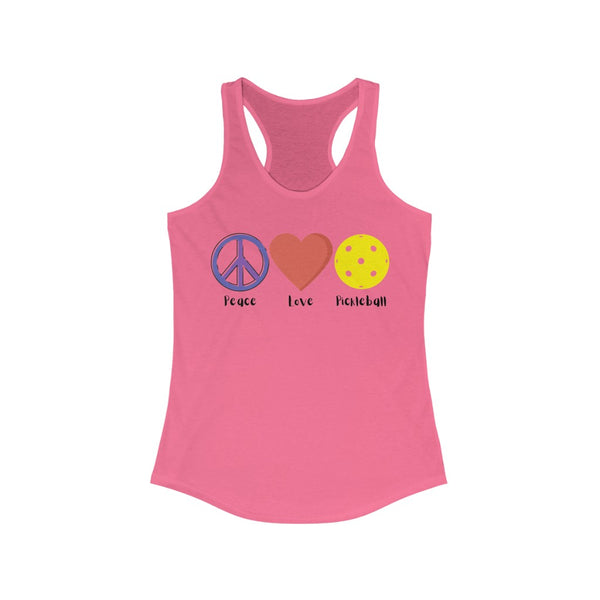 Women's Tank - Peace Love Pickleball