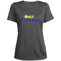 Women's Scoop Neck Dry Fit - Only Pickleball (Heather)