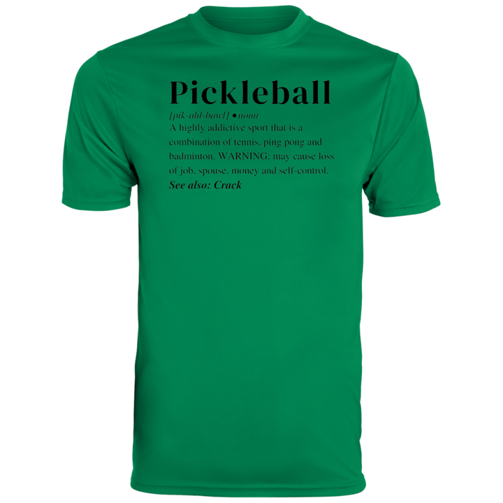 Men's Dry Fit - Pickleball Definition (black print)