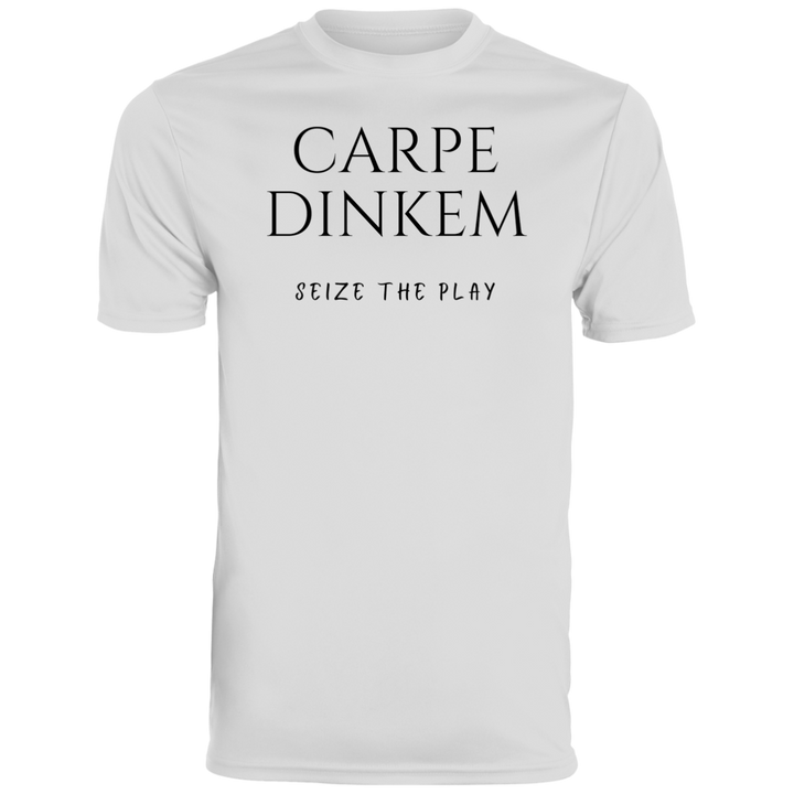 Men's Dry Fit - Carpe Dinkem (black print)