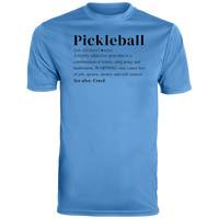 Men's Dry Fit - Pickleball Definition (black print)