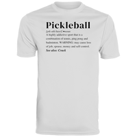 Men's Dry Fit - Pickleball Definition (black print)