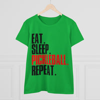 Women's T-Shirt - Eat Sleep Pickleball Repeat