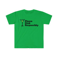 Men's T-Shirt - Please Dink Responsibly