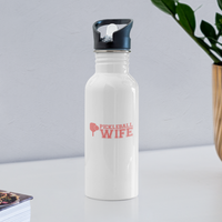 Water Bottle - Pickleball Wife - white