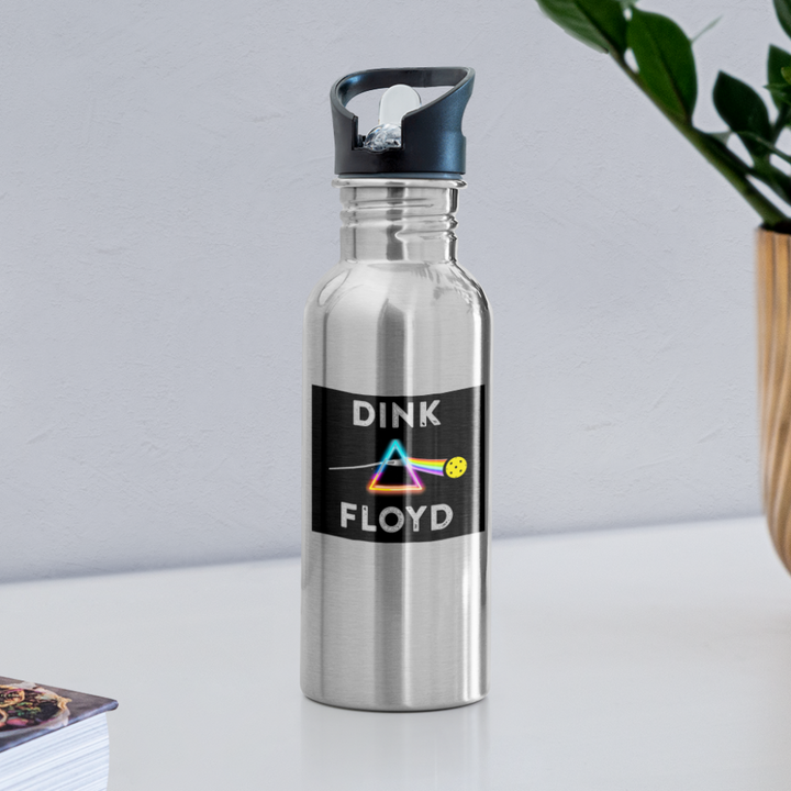 Water Bottle - Dink Floyd - silver
