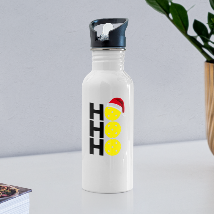 Water Bottle - HoHoHo - white