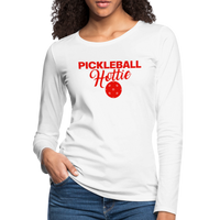 Women's Long Sleeve - Pickleball Hottie - white