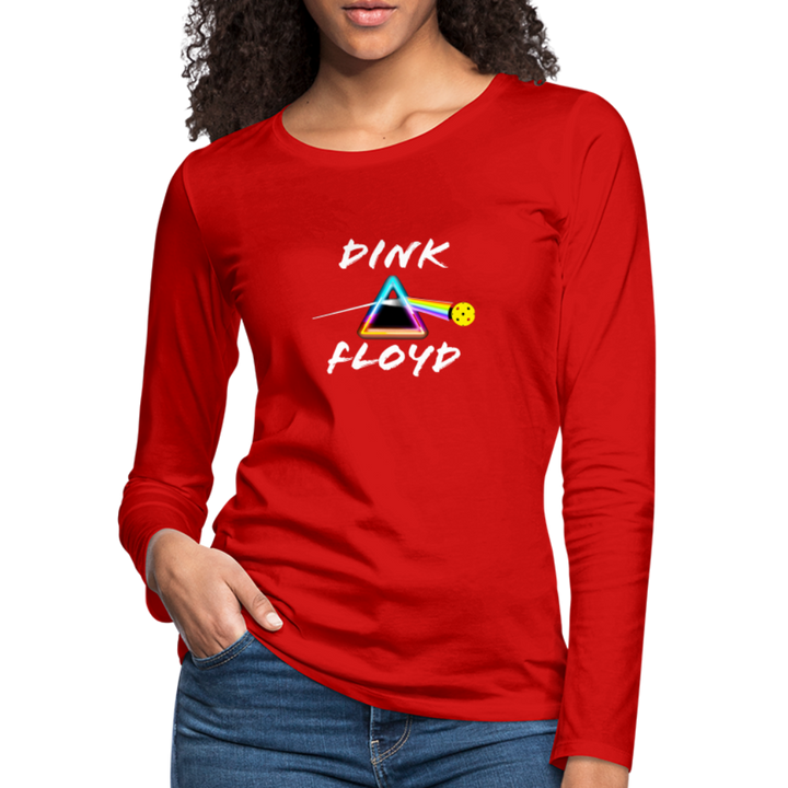 Women's Long Sleeve - Dink Floyd - red