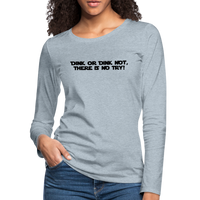 Women's Long Sleeve - Dink Or Dink Not - heather ice blue