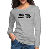 Women's Long Sleeve - Join The Dink Side - heather gray